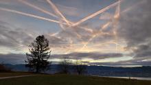 Himmel über der Region Zürichsee