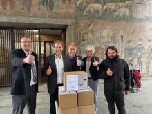 Abgabe 7500 Unterschriften Nachtruhe Initiative